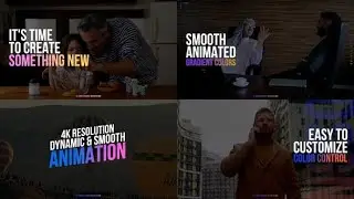 Apple Motion Template: Gradient Typography