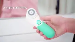 מברשת לניקוי יומי עמוק של עור הפנים עם 3 ראשים שונים לכל סוגי העור.