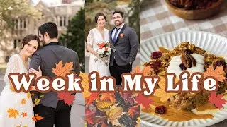 Week in My Life Vlog ✨ Wedding Photos, Making Fall Breakfast Recipes, and DIY Decor