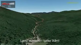 Lacul Măneciu - Valea Stânii ∆ hiking trails ∆ 3d-trail.com/romania/