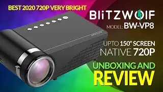 Blitzwolf BW-VP8 Led Projector - Unboxing And Review