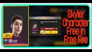 Free Fire || Skyler Character Free 🤞 Only 199 Diamond 💎 || Purchase Fast In Free Fire ||