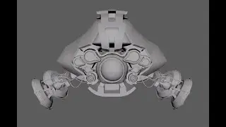 Drone - 3D Model in MAYA