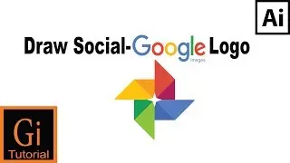 How to Draw Social-Google Images Logo Using Adobe Illustator #Google_Images