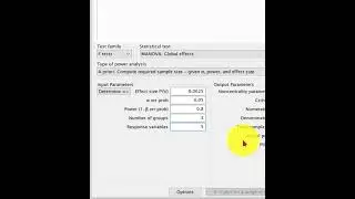 G*Power - MANOVA (one-way) minimum sample size