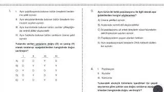 TUNAFEN Biyoloji - Ekoloji Soru Çözümü