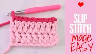 Slip Stitch Crochet - Learn how to crochet slip stitch easily