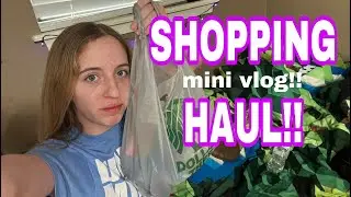 ⚡️Mini Vlog!⚡️ || Dollar Tree+Target Shopping haul! ✋🤡🗿💪💅👻😜