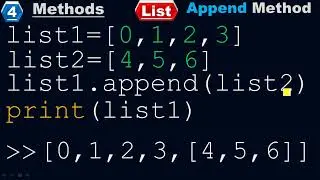 How to append a list to another list by using Append function - Python by 