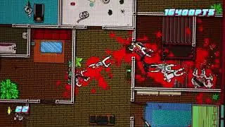 Играем за жирного в Hotline MIami: 2