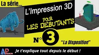 COMMENT DEBUTER EN IMPRESSION 3D: La Série - La disposition