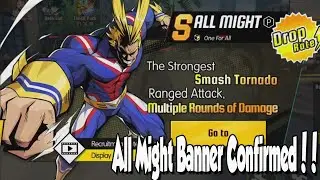 MHA The Strongest Hero All Might Banner Confirmed!