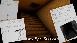 She Hides In The Basement All Her Life *All Endings* - My Eyes Deceive (Full Game, No Commentary)