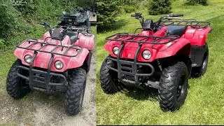 Cheap Yamaha ATV Overhaul (2003 Big Bear 400 4x4) Bearings, Brakes, Decals, Tuneup, and More!