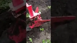 Агромаш МТ 110. Окучивание картофеля.