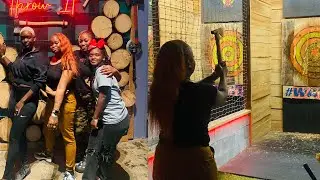 We Went Axe Throwing | Didn’t Go Well | Day In the life Vlog