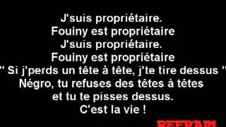La fouine Autopsie 5 Clash B2oBa music officiel + Lyrics