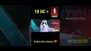 🔥 10 UC LUCK - Marmoris X-SUIT 😱#pubgmobile #shorts #shortsfeed #short #newvideo #xsuitpubg #viral