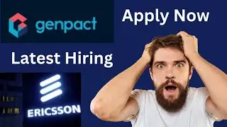#18 Genpact , Ericsson Hiring For Fresher || Check Eligibility @bkp_joblink