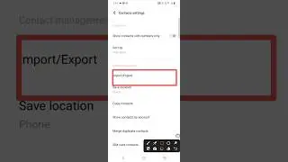 How to import contacts from Gmail in Iqoo z9 5g? 