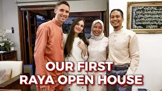 Our First Hari Raya Open House 🇲🇾 | Kuala Lumpur, Malaysia Vlog 2023 (Eid in Malaysia)