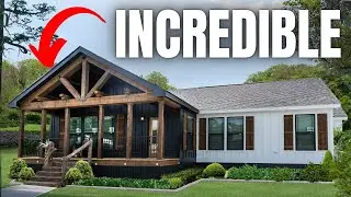 They went ALL OUT when customizing this NEW modular home model! Prefab House Tour