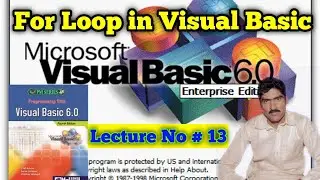 for loop in visual basic 6.0 code with example