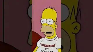 Knockers (Hooters) on route 98 | The Simpsons 