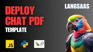 Launch Chat PDF Website using a Template: Python + JS