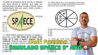 ✅ SPAECE MATEMÁTICA 5° ANO - SIMULADO 5