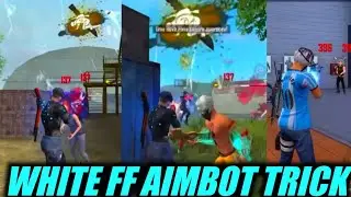 WHITE FF AUTO AIMBOT TRICK 😱🔥||। NO HACK NO ID BAN || ONLY RED NUMBER TRICK  | FREE FIRE
