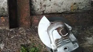 щетка крацовка коническая для УШМ как в работе