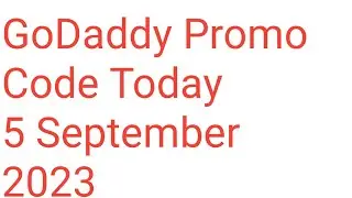 GoDaddy Promo Codes 2023 | GoDaddy Domain Offer | GoDaddy Promo Code | Free Domain |