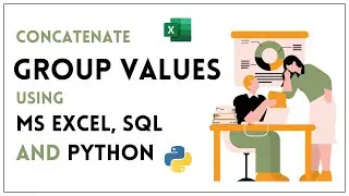 How to concatenate in Excel, SQL & Python | Concatenate function in Excel | Concatenation in Excel
