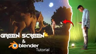 Elephant VFX Tutorial | Green Screen Tutorial | Blender VFX Tutorial