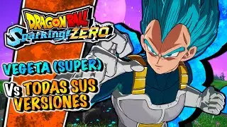 💥VEGETA Super vs VEGETA SSJ4 + TODAS sus VERSIONES 💥 Dragon Ball Sparking Zero || 1440p Gameplay