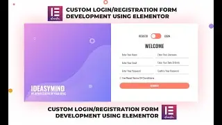 Custom Login/ Registration Form Using ELEMENTOR BUILDER | PART-1| OVERVIEW |