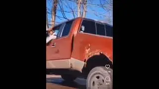 Guy's Truck Folds Up When He Hits the Gas