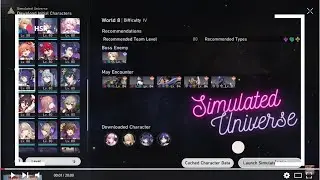 Honkai Star Rail Simulated Universe World 8 Difficulty IV #7