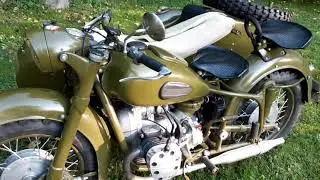 k750 mw750 dnepr KMZ 1963 2wd . sound
