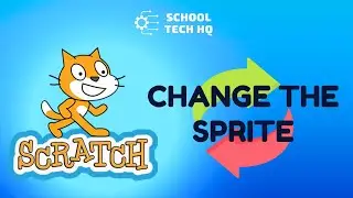 How-to CHANGE the Sprite and Backdrop in Scratch w/Mr Keir