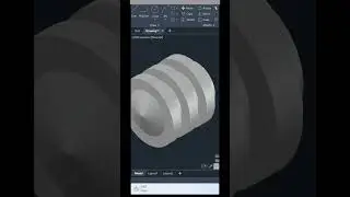Revolve Command in AutoCAD 3D 