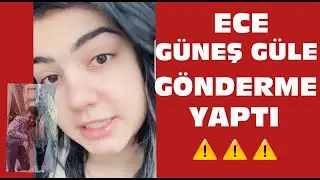 Ece Taylan ve Güneş Gül arasındaki problem. Güneş Güle gönderme.
