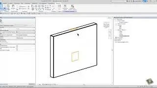 Autodesk Revit: Вентканал в стене (Семейство)