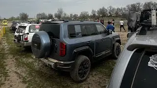 BYD leopard 5 trying cross off-road race track on Off-road Fest KG