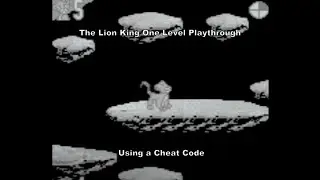 The Lion King One Level Playthrough using a Game Boy Cheat Code :D #GameBoy #Nintendo #CheatCodes