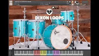 GRETSCH ALTERNATIVE DRUMS - Kontakt Library / Dixonloops.com