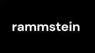 How to Pronounce rammstein