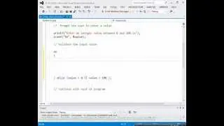 The Do While Loop in C for Validation