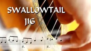 Swallowtail Jig - Easy Guitar Tutorial (score & TAB)